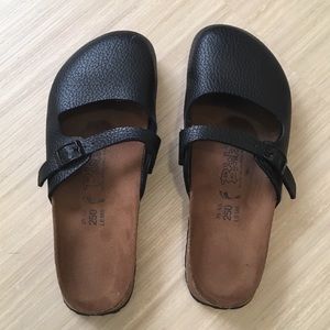 Black Birkenstock Maria/Mary Jane Mules